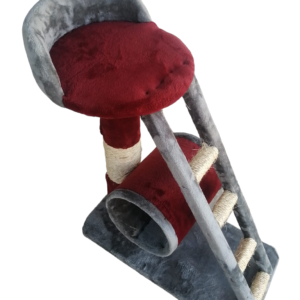 Rascador de gato cuadrado con columpio