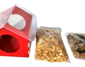 Casa para hámster plastico 2 agua