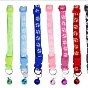 Collar con huellitas ajustable