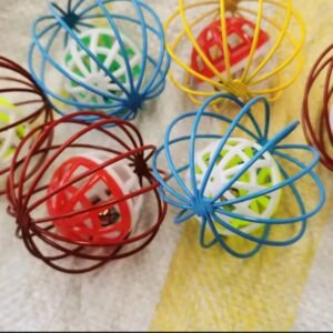 Juguete gato pelota jaula