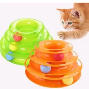 Juguete interactivo para gato torre 3 niveles