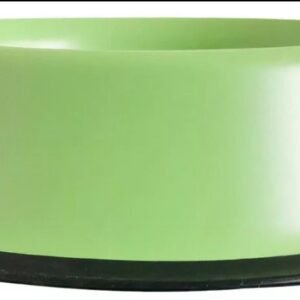 Plato acero verde Fancy