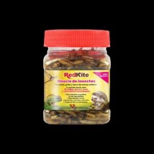 REDKITE MEZCLA INSECTOS TENEBRIO GRILLO MOSCA 34 GRS