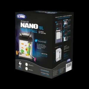 KIT NANO ACUARIO NEGRO C/LUZ LED 10 LT