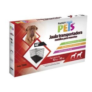 JAULA METALICA PLEGABLE 48 IN (1.2 M) - 2 PUERTAS