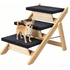 ESCALERA PARA PERRO MADERA XXL