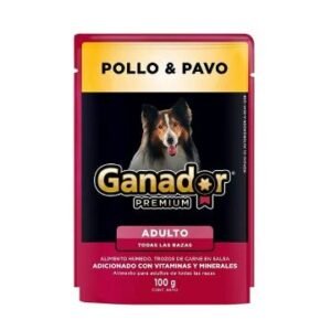 GANADOR PREMIUM SOBRE ADULTO POLLO/PAVO 100 G