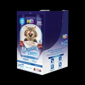 CAJA DISPLAY YUMMY CREAMY P/GATO ATUN - 12 PZAS