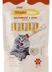 CREAMY SNACK PAQ. 4 TUBOS KATSUOBUSHI/ATUN