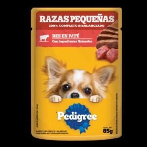 SOBRE PEDIGREE 85 G RES EN PATE RAZAS PEQUEÑA