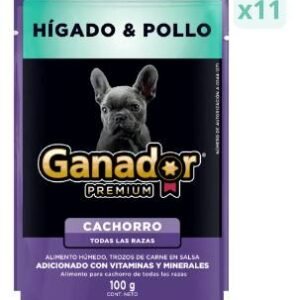 GANADOR PREMIUM SOBRE CACHORRO HIGADO/PAVO 100 G