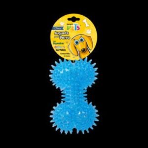 JUGUETE HUESO GLITTER C/SQUEAKER CH COLORES SURTIDOS
