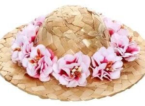 SOMBRERO CON FLOR