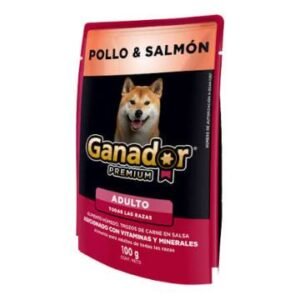 GANADOR PREMIUM SOBRE ADULTO POLLO/SALMON 100 G