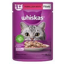 WHISKAS SOBRE PARRILLADA MIXTA 85 G
