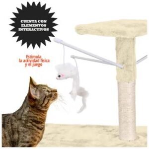 RASCADOR 1 POSTE CARA GATO