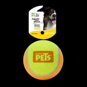 JUGUETE PELOTA CH DE TENIS BICOLOR 1 PZ