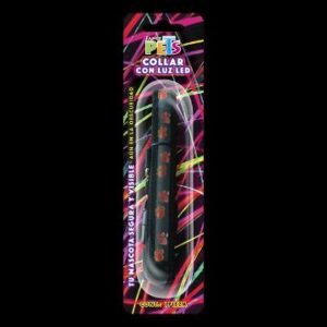 COLLAR LED HUELLAS MED.