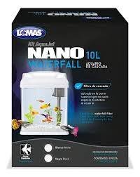 KIT NANO ACUARIO BLANCO C/LUZ LED 10 LT