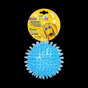 JUGUETE PELOTA GLITTER C/SQUEAKER CH COLORES SURTIDOS