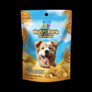 NUTRI BARK GALLETAS C/CREMA DE CACAHUATE P/ PERROS 130 GR