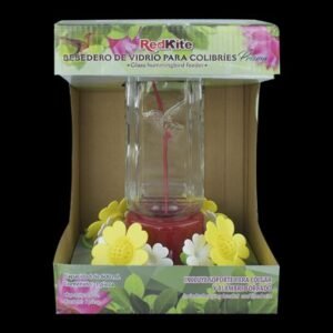 BEBEDERO DE VIDRIO PRISMA P/COLIBRÍ 600 ML