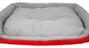 CAMA RIZZO ROJO / GRIS.