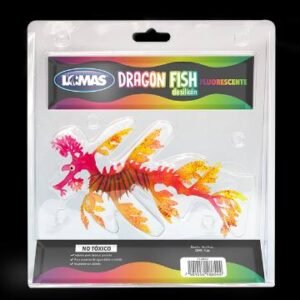 PEZ DRAGON FLUORESCENTE COLORES SURTIDOS