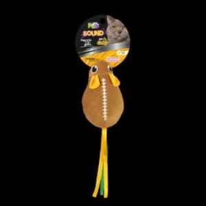 JUGUETE RATON SPORT FOOTBALL SOUND C/CATNIP