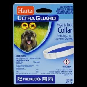COLLAR ANTIPULGAS P/RAZAS GRANDES 2 EN 1 HARTZ