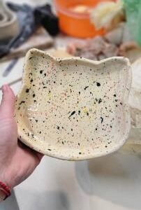 PLATO CERAMICA GATO