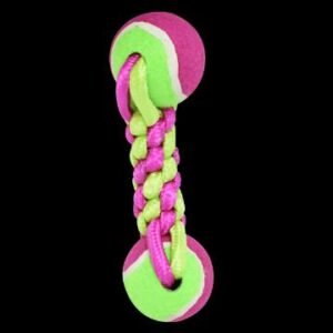 JUGUETE PESA TELA CON PELOTA ROSA PETS