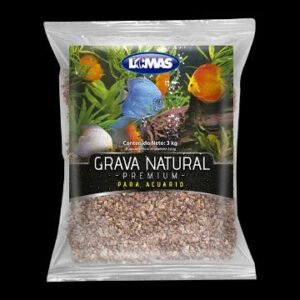 GRAVA P/ACUARIO MARMOL ROSA VETEADO 2.5 KG