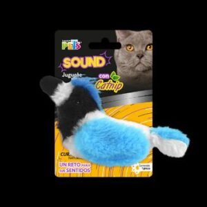 JUGUETE CHARA AZUL SOUND C/CATNIP