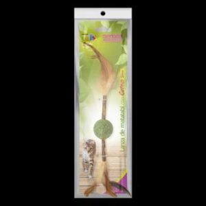 JUGUETE TOTEM DE MATATABI Y CATNIP CON PLUMAS