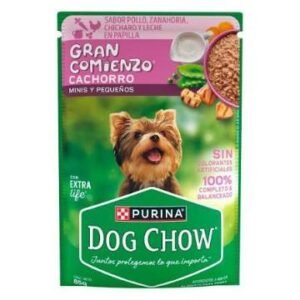 DOG CHOW SOBRE MINI CACHORRO POLLO 85 G